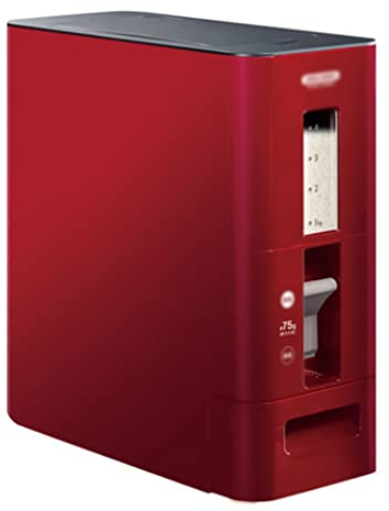 EndyAk Multifunctional Countertop Cereal and Oatmeal Dispenser - 12kg Capacity - Red
