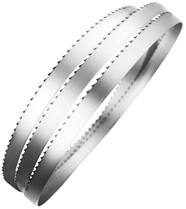 1 hoja de sierra de 1200-2600 mm con ancho 16, hojas de sierra de cinta de 19 mm for cortar huesos, pescado congelado, carne. (Color : Width 16x0.56mm, Size : Length 1400mm)