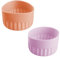 GroveEs 2 PCS Silicone Bottom Sleeve Cover,Protective Water Bottle Boot, Tumbler Bottom Protector Bottles Accessories for 20oz 30oz 40oz Stanley Cups Water Bottles(Orange + Purple)