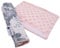 Medi Partners Gurtpolster Kinder Autogurt Polster Gurtschutz für Auto - 17x22cm 100% Baumwolle Minky Schulterpolster Kids Gurt Schutz Sicherheitsgurt (Berry mit rosa Minky)