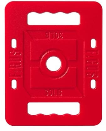 FAGUS H Color Coated Rucking Weights, 2-Inch Cast Iron Rucking Weight for Rucking, Swings, Squat, Deadlift, Solid Cast Iron Weight Plate for Strength Training, Weightlifting, 30LB, Single