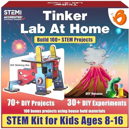 Butterfly Edufields 200+ Wissenschaftssets für Kinder im Alter von 12–14 Jahren, Geschenke für 12-jährige Jungen, Schaltungen für Kinder von 8–12 Jahren, Bauen Sie ein Roboter-Set für Kinder von 8–12