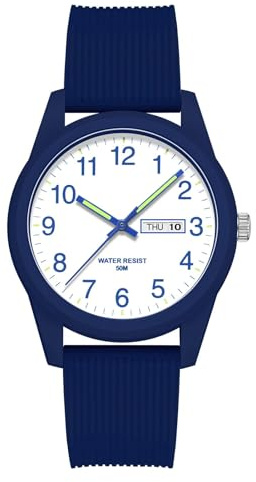 findtime Unisex Armbanduhr, analog, Quarz, für Damen, Herren, Erwachsene, wasserdicht, für Sport, 5 ATM, 2024, Sommer, Kollektion, Design, lässig, Coloful, einfach, minimalistisch, Armbanduhr