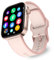 OCTANDRA Beyond VeryFit Smart Watch for Men Women 1.99 AMOLED Screen AI Voice 3ATM Fitness Tracker Watch Heart Rate/Blood Pressure/Oxygen Saturation/Stress/Step/Sleep Monitor (GTX12) (Pink)