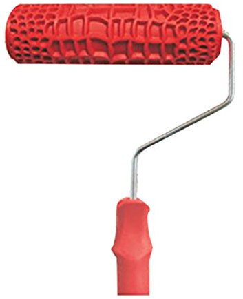 casstaly Rouleau de peinture en peau de crocodile avec poignée pour décoration murale 17,8 cm