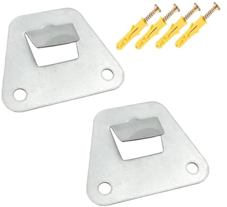 TopHomer 2Pcs Wall Fan Mounting Bracket with Screws, Wall Mounted Fan Holders Heavy Duty Hidden Support Hook, Oscillation Fans Cooker Hood Fixing Part