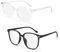 DAWRIS 2 Pack Blaulichtfilter-Brille, ohne Sehstärke Computerbrille Gaming Schutzbrille mindert Augenbelastung Blue Light Blocking Glasses UV Protection leichter Rahmen, Mode Herren/Damen