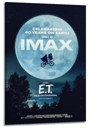 ZEUDFBSA ET Alien Filmposter, dekorative Malerei, Leinwand, Wandposter und Kunstdruck, moderne Familienschlafzimmer-Dekoration, Poster, 30 x 45 cm