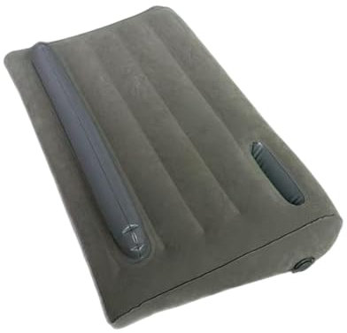 JISADER Inflatable Reading Pillow, Laptop Lap Pad Nonslip Wedge Pillow Lap Desktop Cushion for Sitting in Bed Office Travel Home Sofa