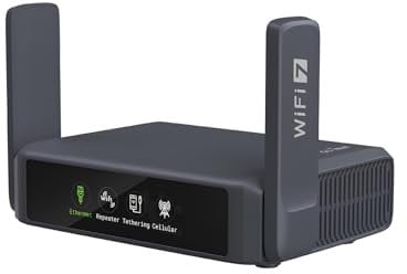 GL.iNet GL-BE3600 (Slate 7) Routeur de Voyage Portable, Routeur Gigabit Wi-FI 7 Double Bande de Poche, OpenVPN et Wireguard pour Wi-FI publique et hôtelière, Entreprises/Aux Croisières/RV/Aux Avions