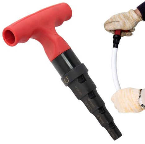 Herramienta De Desbarbado Para Tubería De Cobre | Herramienta De Escariado Interno - Cortatubos Giratorio Con Trinquete 4 En 1 Multicapa Ajustable 15-32mm Para Fontanería Y Reparaciones Del Hogar