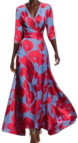Robe Femme Chic Et Elegant Mariage Été Robe Chemise Fluide Courte Manches Longues Vetement Femme Ete Boheme Coton col en V Summer Dress