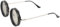 SPYMINNPOO Gafas de Sol Redondeadas de 49 Mm con Lente de Filtro Ajustable ND2-400, Gafas de Sol Polarizadas para Pesca y Actividades Al Aire Libre