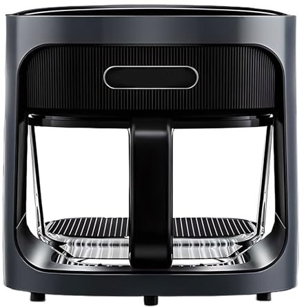 Freidora de Aire 6L, Airfryer Sin Aceite 1200W, 7 Modos de Cocción Pre Programado, 120-200 ℃, Cesta de Fry de Vidrio, Pantalla Led, Ajuste de Temperatura, Vista Panorámica