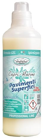 HOME PRO – Detergente Pavimenti & Superfici Professionale Capri Marine – Formula Gel Super Sgrassante, pH Neutro, Profumo Fresco e Intenso – 1 Litro – Made in Italy