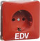 Steckdose SCHUKO rot D 80.6511 ROT EDV 4010105795318 Peha