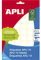 Apli 1627 Blatt Etiketten Kreis, weiß, 10 x 16 mm x 01627