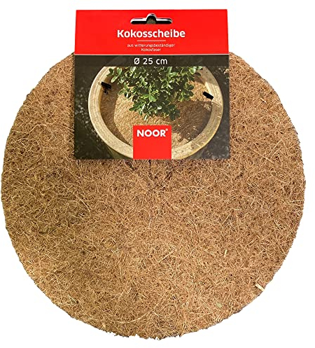 Noor Assiette en Noix de Coco Nature/Marron Ø 25 cm