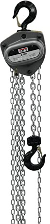 JET 2-Ton Hand Chain Hoist, 20' Lift, Overload Protection (L-100-200WO-20)