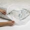 Allergosystem Set Coprimaterasso Antiacaro Matrimoniale con Cerniera 170x200cm e 2 Federe Cuscino Letto 50x80cm - Dispositivo Medico Antiacaro e Anallergico MADE IN ITALY - Linea Nuvola