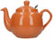 London Pottery Farmhouse Loose Leaf Teapot with Infuser, Ceramic, Orange, 4 Cup (1.2 Litre)