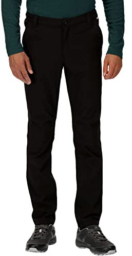 Regatta Men's Fenton Softshell Walking Trousers Black 32L