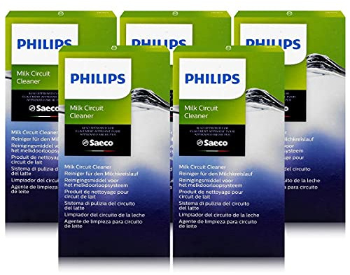 Saeco CA6705/60 Milchkreislauf Reiniger für Kaffeevollautomaten 12g (5er Pack)