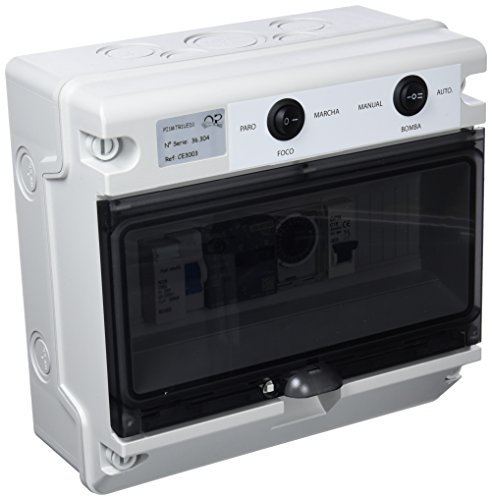 Productos QP Quadro elettrico CD fino a 1 CV, 50 W, nero, 31 x 25 x 27 cm, CE3003