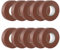 GTSE Brown Electrical Tape, 19mm x 20m, 10 Rolls of Strong Self-Adhesive PVC Insulation Tape for Insulating, Repairing and Protecting Electrical Wires
