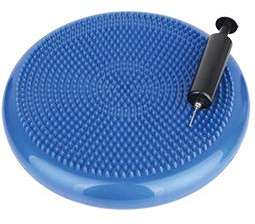 Saniversum UG Ballsitzkissen Sitzkissen Kissen Sitzballkissen mit Noppen inkl. Pumpe, blau