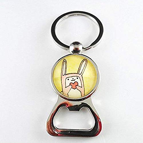 Flaschenöffner in Hasenform, süßer Kawaii-Schmuck, romantisches Valentinstagsgeschenk