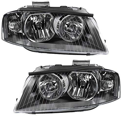 Halogen Scheinwerfer Set für A3 (8P) 05.03-06.08 H7/H7 mit Motor