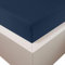 Traumschloss Spannbetttuch »Premium Plus« Mako Baumwolle mit Lyocell & Elasthan | Edel-Jersey | wärmt im Winter & kühlt im Sommer | Marine | 180-200x200-220cm