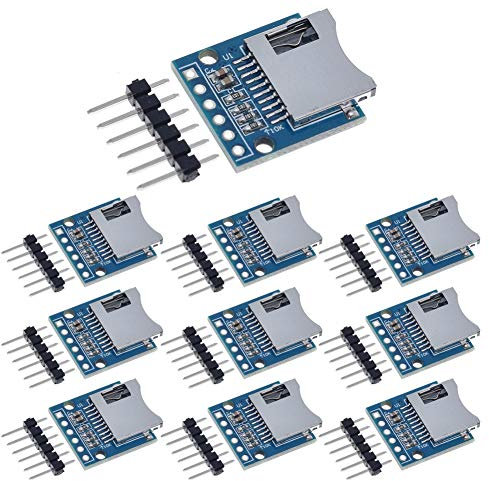 ANMBEST 10PCS Micro SD SDHC TF Card Adapter Reader Module with SPI Interface Level Conversion Chip for Arduino