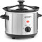 LEWIS'S Slow Cooker 120W - Stainless Steel Food Heater with 3 Heat Settings 1.5ltr 3.5ltr, 5ltr, 8ltr (1.5ltr)