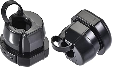 sourcing map Câble Verrouillage Torsion Attaches Fil Douille Décharge Traction Ronde 17x15mm Nylon PA66 40Pcs