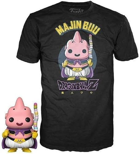 Funko Dragon Ball Z - Booble Head POP N° xx- Buu Avec Glace + T-Shirt (S)