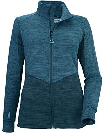 KILLTEC Damen Übergangsjacke/Powerstretchjacke mit Stehkragen KOW 96 WMN FLX JCKT, dunkel türkis, 44, 38586-000