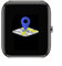 ZOSKVEE Montre Connectée Femme Homme avec Écran Tactile LCD 1,3, Fitness Tracker avec Moniteur de Fréquence Cardiaque, Suivi du Sommeil, Podomètre, 9 Modes Sportifs, Étanche 5ATM pour Android iOS