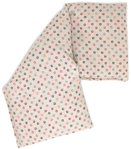 Giraffenland Rapssamenkissen 20x50cm 3-Kammer - Bio Stoff Punkte - 2in1 Wärmekissen und Kältekissen für Mikrowelle, Backofen, Gefrierfach