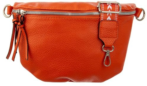 Hernan HB0399 Grossover Tasche mit Reißverschluss (orange)