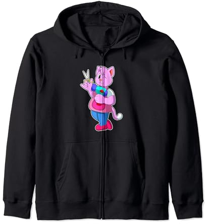 Gato Peluquero Tijeras Sudadera con Capucha