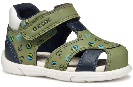 Geox Baby - Jungen B Zapito Boy Sandal, Pistachio Navy, 19 EU