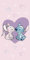 Disney Lilo und Stitch Strandtuch Love, Rosa, 100% Baumwolle, 70 x 140 cm