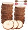 40 Stück Holzscheiben Zum Basteln, 4-6cmholzscheiben, Mit Zwei Baumwollschnüren, Für Diy Handwerk Holz-Scheiben Hochzeit Mittelstücke Weihnachten Dekoration Baumscheibe