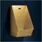 Induktions-Urinal mit Spülung, Wand-Urinal aus Edelstahl, Toilette für Familienbadezimmer, Urinale für Männerbadezimmer, Urinal-Toilette mit automatischem Sensor,Gold