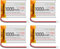 Lot de 4 batteries Lipo 3,7 V 1000 mAh 803040 rechargeables au lithium polymère avec connecteur Micro Ph1.25 - Circuit de protection intégré pour appareils électroniques