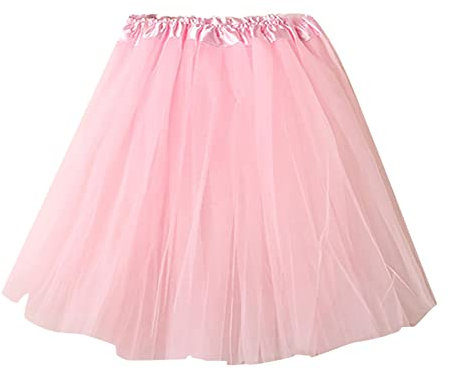 Jupe Tutu Femme Vintage- Jupe Tulle Taille Haute,Mini Jupe Femme Taille éLastique Couleur Unie A-Line Adulte Sexy Jupon Ballet éLéGante De FêTe Parties Soiree Mardi Gras Carnaval Pas Cher Jupes