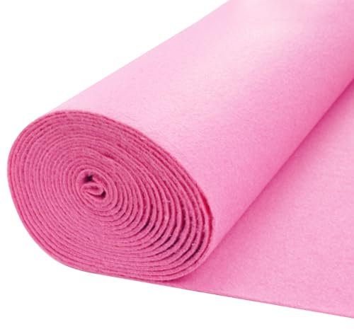 Tapis de couloir de mariage rose, rouleau de tapis antidérapant de 2 mm d'épaisseur, 1 M x 10 M, 1,5 M x 20 M, tapis de couloir de mariée pour cérémonie d'église de mariage, bal de promo, découpable(1