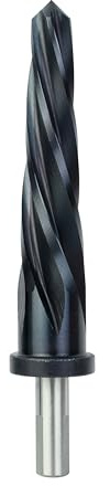 Forgeworx 1 Inch x 6-7/8 Inch Bridge Reamer 1/2 Inch Shank Tapered Reamer, TiAlN Coating Construction Reamer for Metal (1” x 6-7/8”)